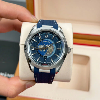 Seamaster World Time Earth Dial Automatic Men's Watch