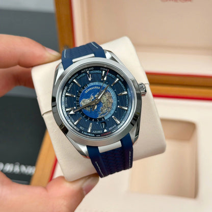 Seamaster World Time Earth Dial Automatic Men's Watch