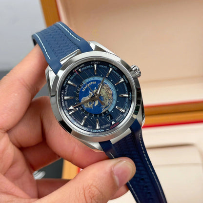 Seamaster World Time Earth Dial Automatic Men's Watch