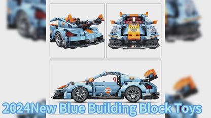 Super Racing City Speed Car Building Blocks Toy for Boys - Festive Gift Idea
